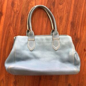 Cole Haan powder blue handbag.